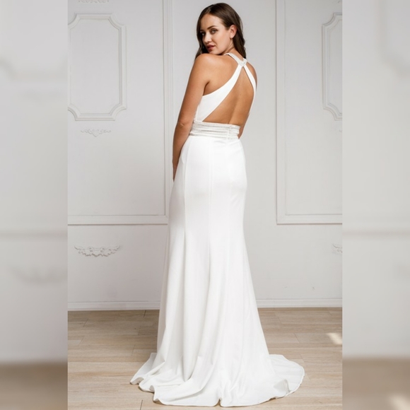 Lee Anne Rhinestone Gown - Picture 2 of 4